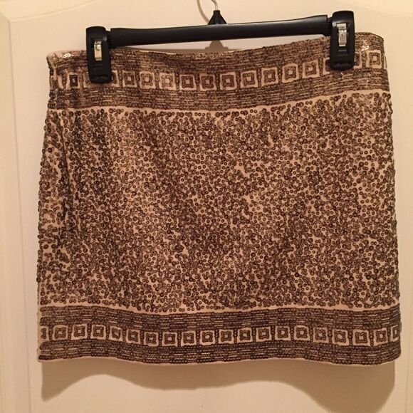 Express Beaded Sequin Skirt - Picture 4 of 6